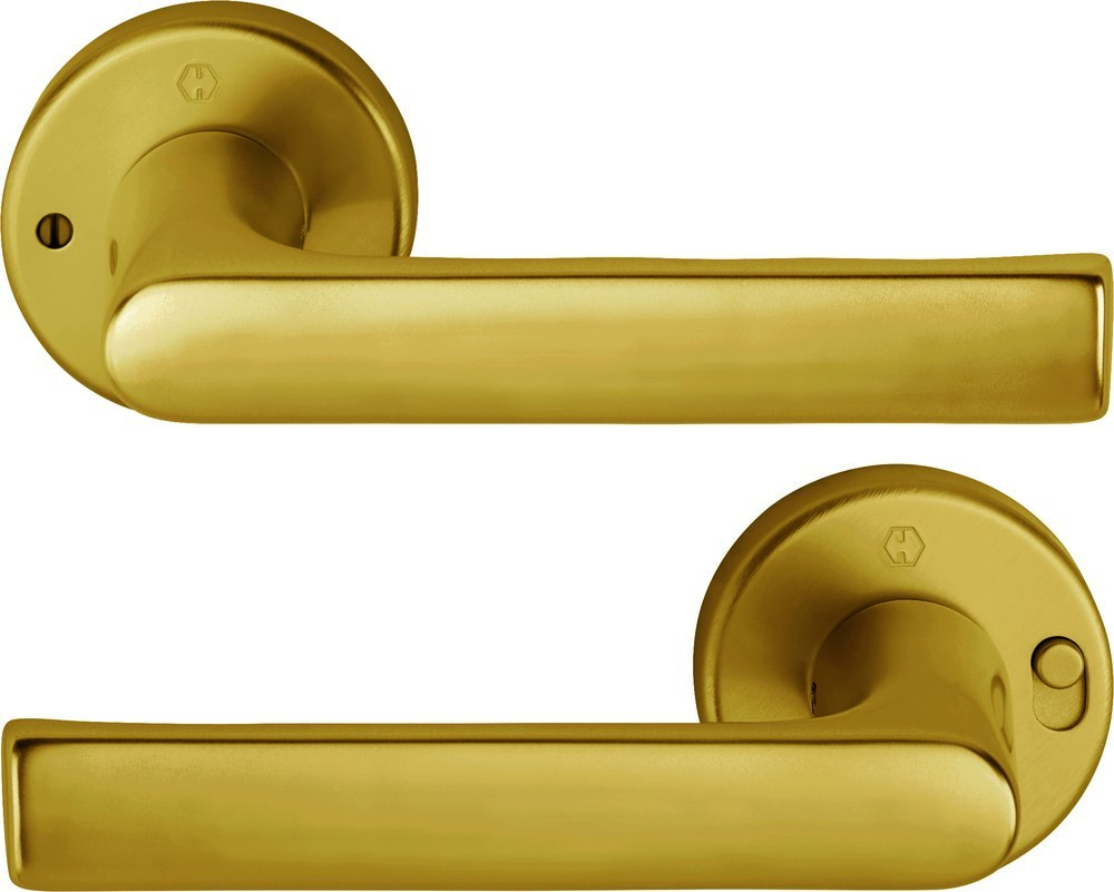 Türdriegel, Türgriff, Messing, Gold, Zimmertür