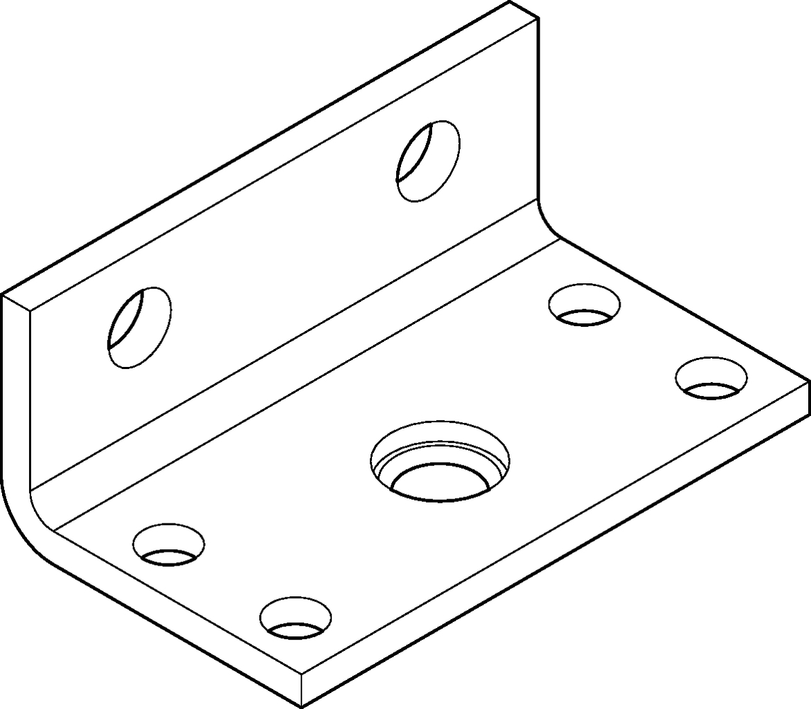 Strichzeichnung, Klammer