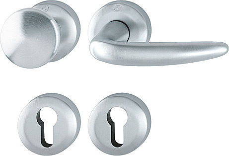 HOPPE Wechselgarnitur mit Rosetten Atlanta M90/23KV/23KVS/1530, Messing