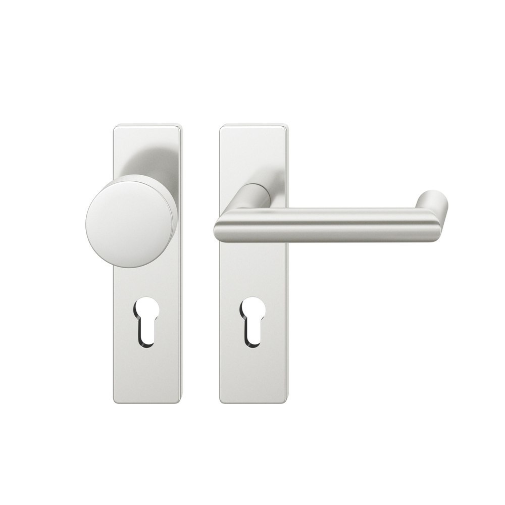 FSB Wechselgarnitur mit Kurzschild 72 1016, AGL3, Aluminium