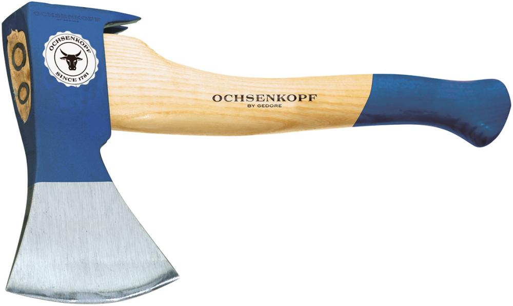 Zimmermannsbeil Ochsenkopf 2-ballig 1100g Hickory