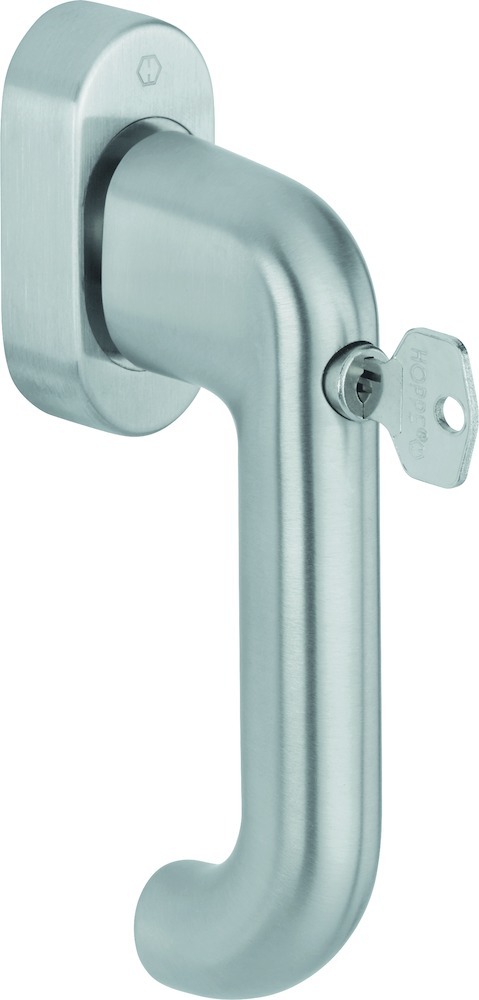 HOPPE Fenstergriff Paris E038S/UD9056, abschließbar, oval