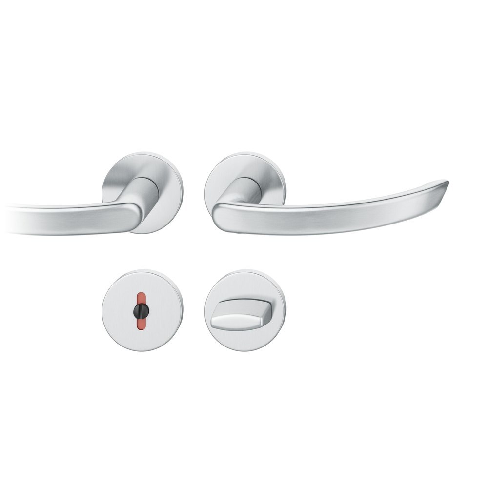 FSB Drückergarnitur mit Rosetten 12 1119, ASL, rund, VK 8 mm, Edelstahl