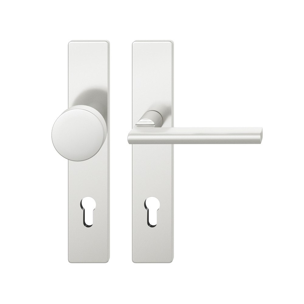 FSB Wechselgarnitur mit Langschild 12 1035, ASL, VK 8, eckig, mit Nocken, HT, Aluminium