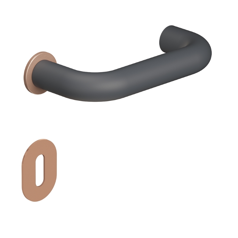 Artikelhauptbild HEWI Mini Drückergarnitur Modell 111 Matt Zweifarbig