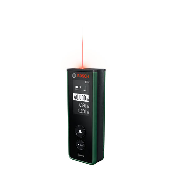 Produktbild, Laser-Entfernungsmesser, Distanzmessgerät, Rotlicht, Handheld, Bosch
