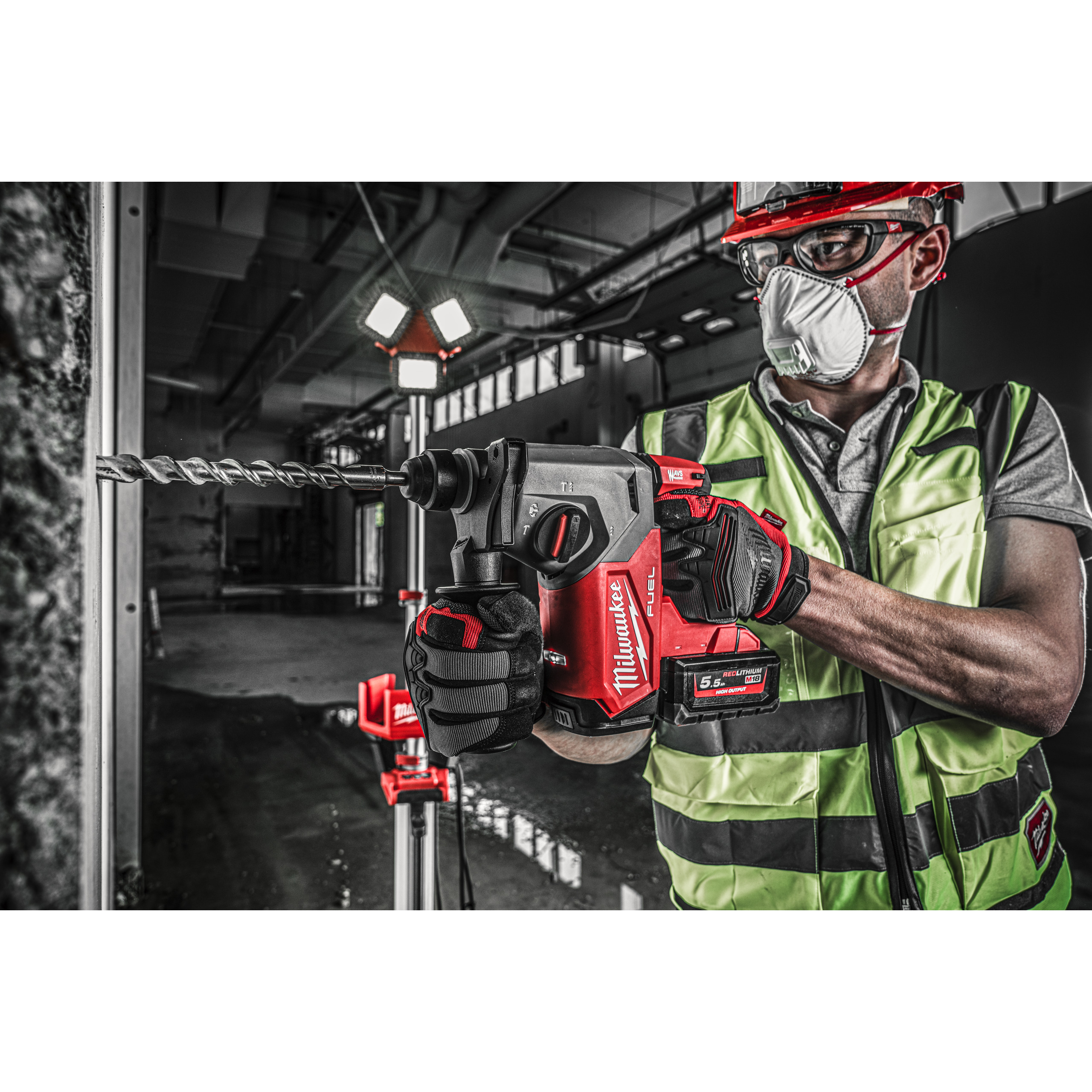 Milwaukee Akku-Kombihammer M18 FUEL  M18FH-0X