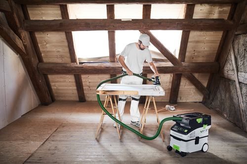 Anwendungsbild Akku-Absaugmobil CLEANTEC CTMC MIDI I-Plus