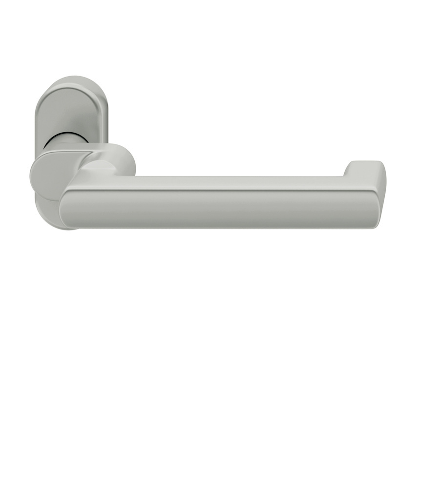 FSB FH-Drücker-Halbgarnitur ohne Schlüsselrosette 06 1031, oval, VK 9 mm, Aluminium