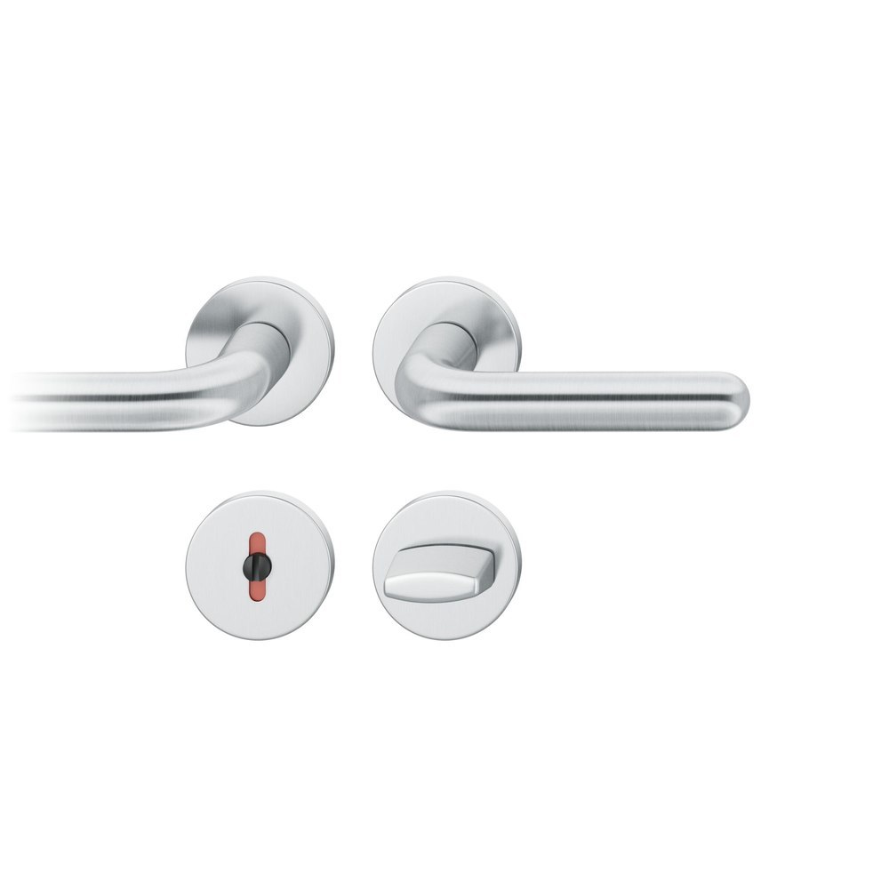 FSB Drückergarnitur mit Rosetten 12 1147, ASL, rund, VK 8 mm, Edelstahl