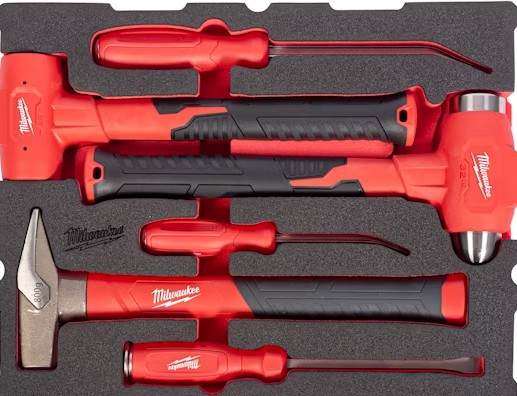 Schraubendreher, Hammer, Schraubenschlüssel, Punktanker, Werkzeugset