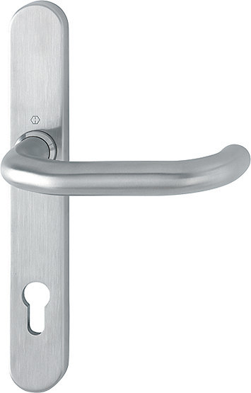 HOPPE Drücker-Halbgarnitur Paris mit Schmalschild RD-E138GF/3357SN, Edelstahl