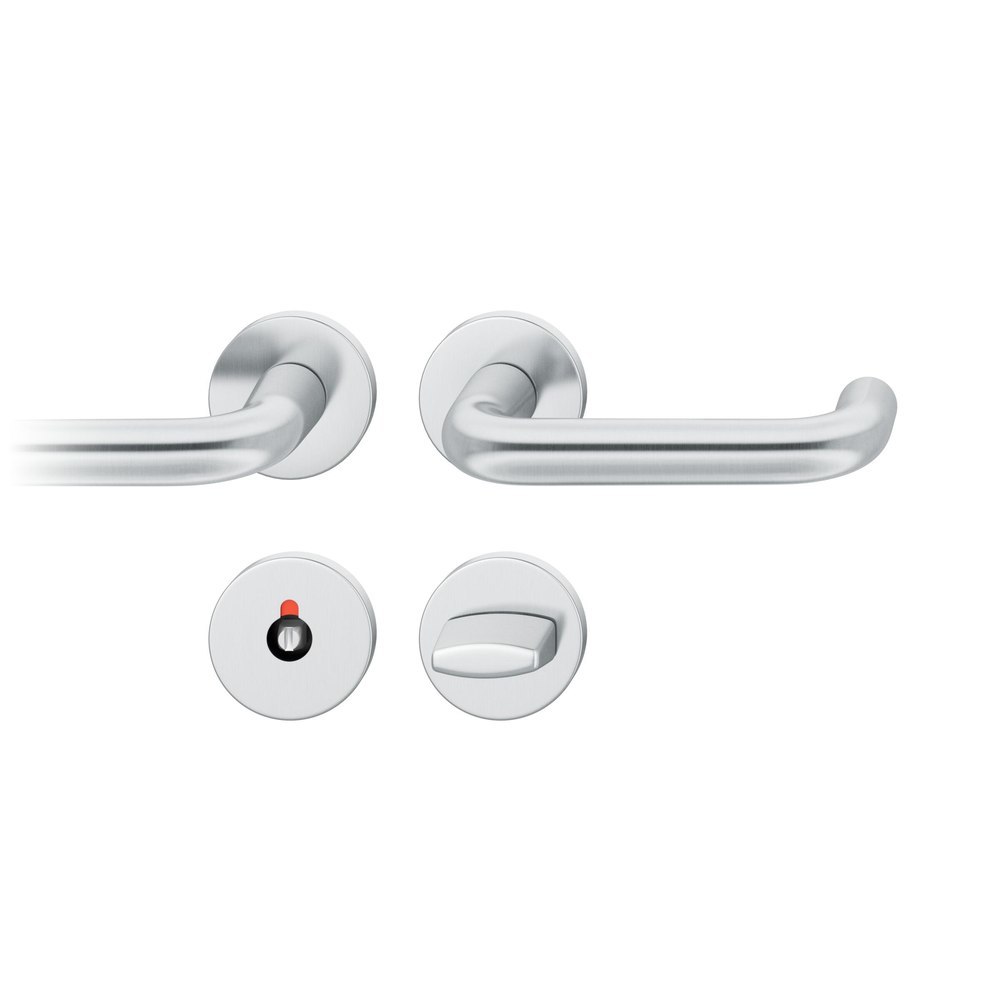 FSB Drückergarnitur mit Rosetten 72 1070, rund, mit Nocken, VK 8, AGL3, Edelstahl