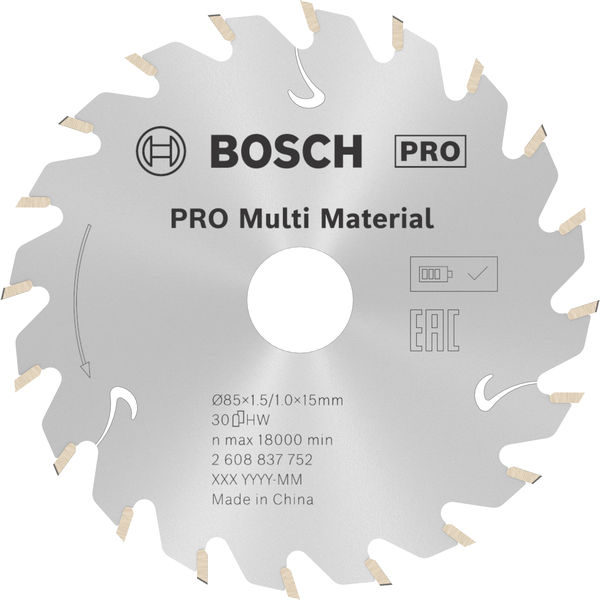 Bosch PRO Multi Material Kreissägeblatt