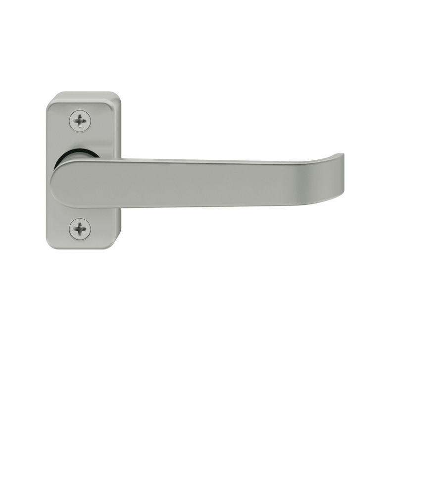 Artikelhauptbild FSB Drücker-Halbgarnitur ohne Schlüsselrosette 09 1087, eckig, VK 8 mm, Aluminium