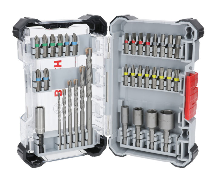 Bosch Extra Hard und CYL-3 Set, 35?tlg. im Pick and Click-Koffer