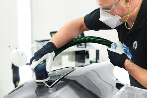 Anwendungsbild Druckluft-Exzenterschleifer LEX 3 77/2,5