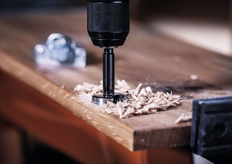 Holz, Gerät, Elektrische Bohrmaschine, Werkzeug