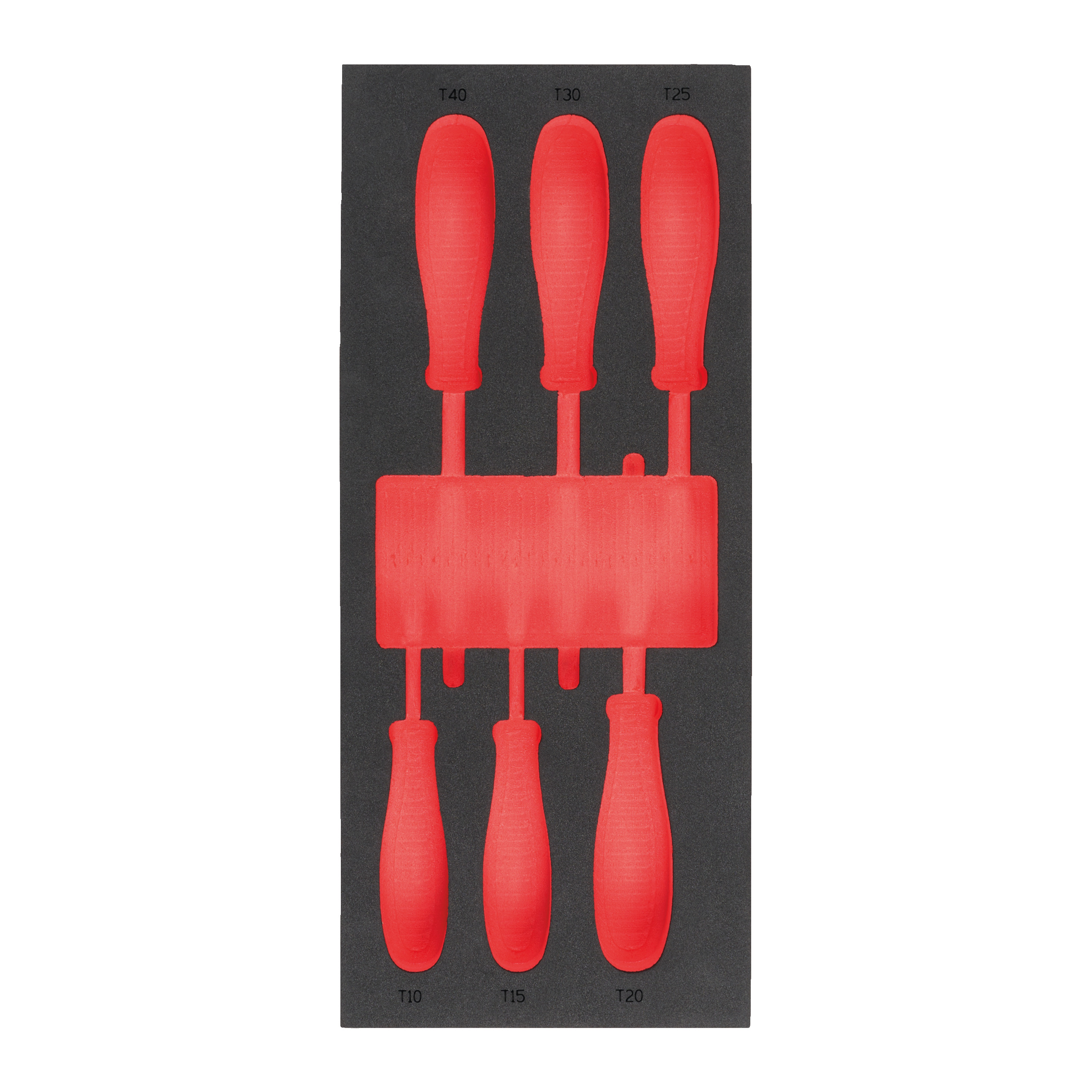 Milwaukee Einlage für Tri-Lobe Schraubendreher, Werkstattwagen 78 cm Ersatz-Einlage 1/3