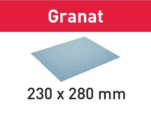 Schleifpapier Granat 230x280 P60 GR/10