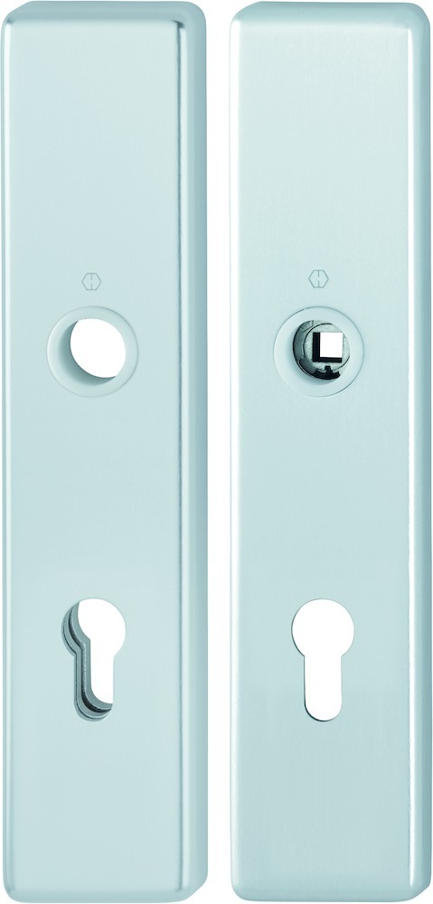 HOPPE Schutz-Langschildpaar 2221/2210, ZT, Aluminium