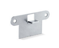 Lappenschließblech GEZE für Türen IQ Lock, Schaltschloss, Edelstahl