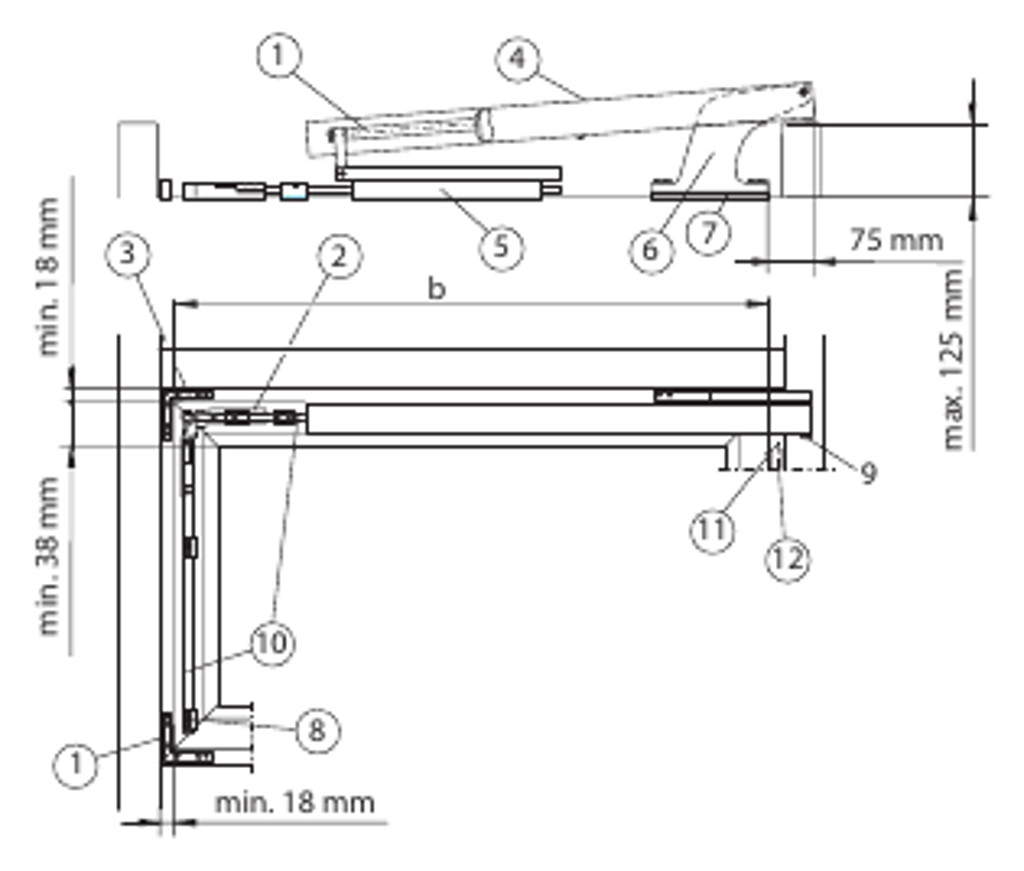 Masszeichnung, CAD-Diagramm, Diagramm