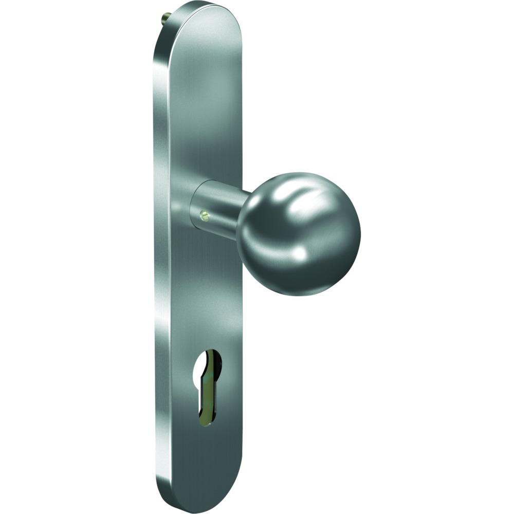 OGRO Knopf auf Langschild 7020 3548, Aluminium