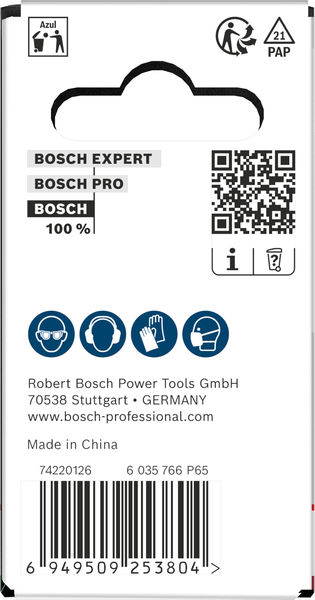 Produktbild Verpackung, Bosch, Power tools, PRO, 100%, Made in China
