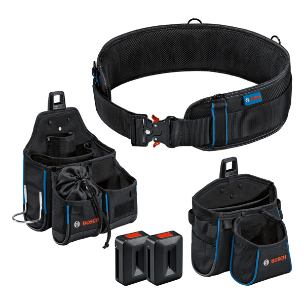 Bosch Combo Kit Werkzeuggürteltasche-Set: 1 x Gürtel 108, 1 x GWT 2, 1 x GWT 4, 2x ProClick Holder