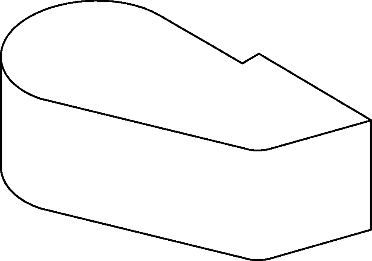 Strichzeichnung, Keil