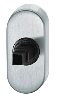 FSB Fenstergriffrosette oval 34 0000, ohne Stift, Edelstahl