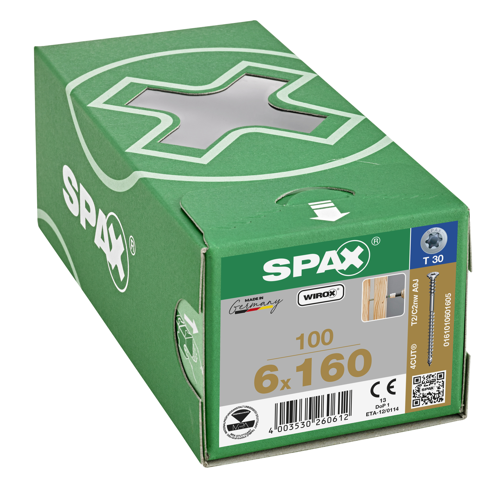 SPAX Justierschraube - Flachkopf, T-STAR plus, Halterillen, 4CUT, WIROX