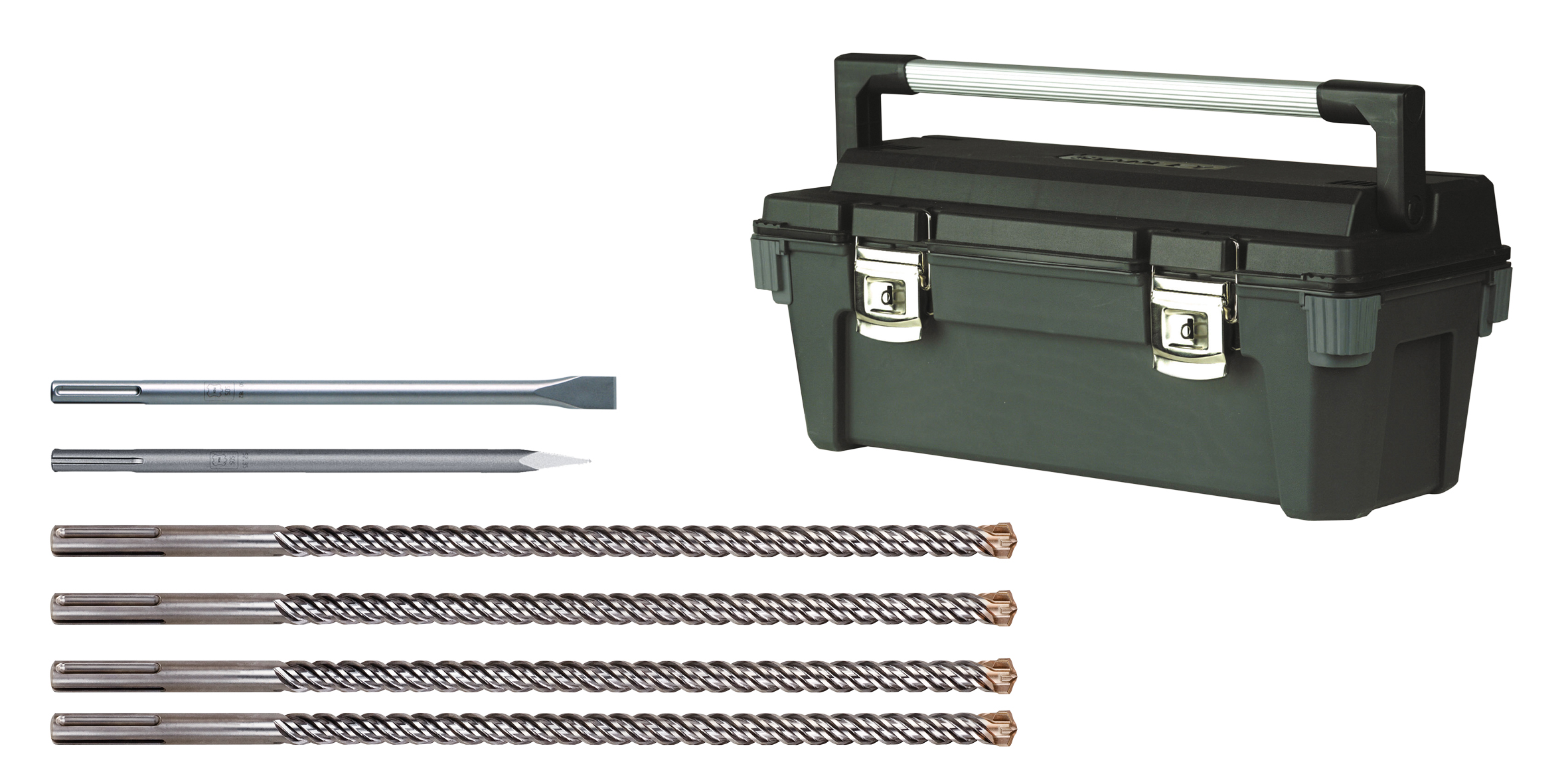 Bohrer DEWALT 4SDS-max und Meißel-Set