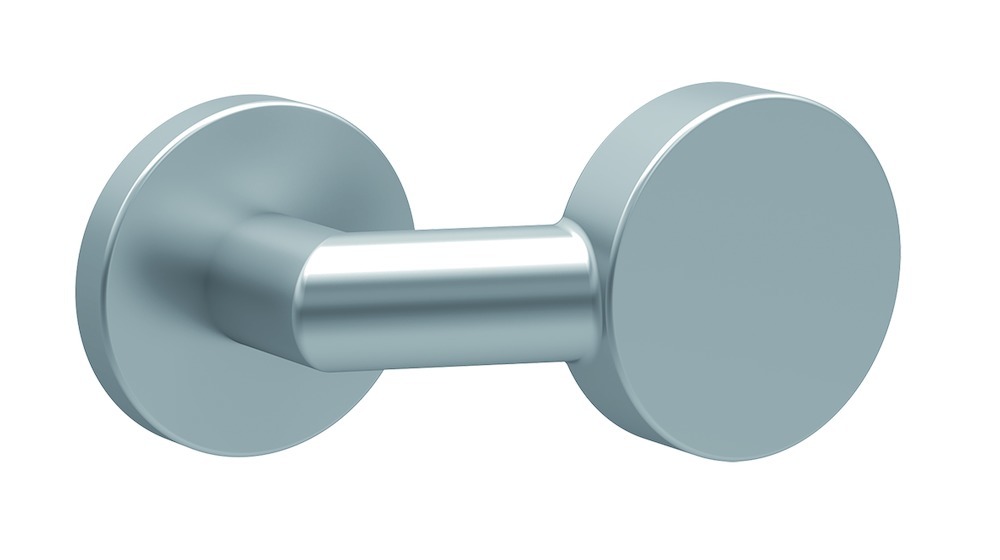 HELO FH-Knopf auf runder Rosette EST.KF FS 2, Edelstahl