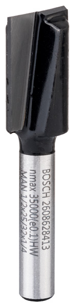 Bosch Nutfräser, 1/4-Zoll, D1 12,7 mm, L 19,6 mm, G 51 mm