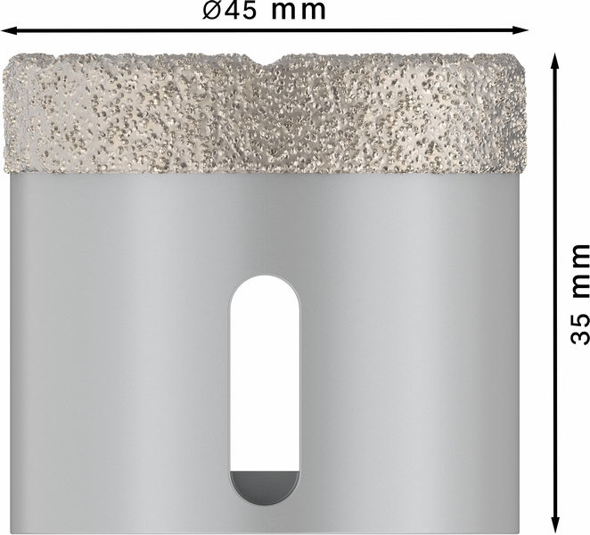 Bosch PRO Core Cutter dry X-Lock, 45 x 35 mm