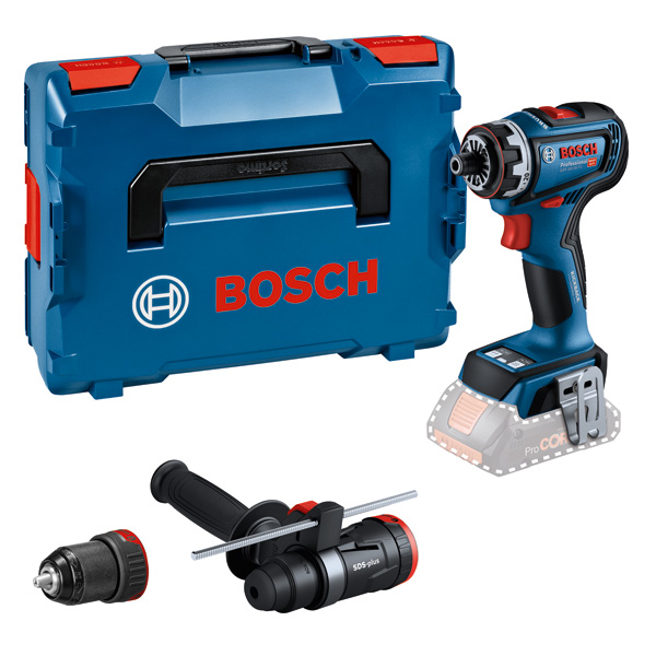 Bosch Akku-Bohrschrauber GSR 18V-90 FC, L-BOXX 136 + Hammeraufsatzes GFA 18-H