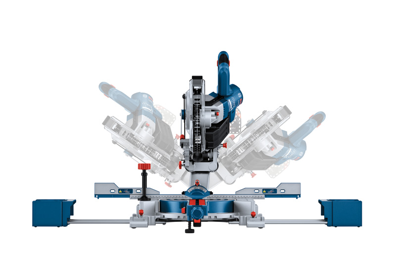 Bosch Akku-Kapp- u. Gehrungssäge BITURBO GCM 18V-216 DC, 1x Kreissägebl/Bluetooth-Mod.