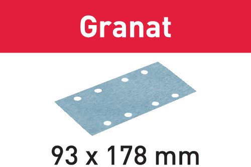 Schleifstreifen Granat STF 93X178 P180 GR/100