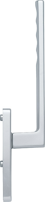 HOPPE Handhebelgarnitur Toulon HS-0737/419N-AS, ohne Schrauben, Aluminium