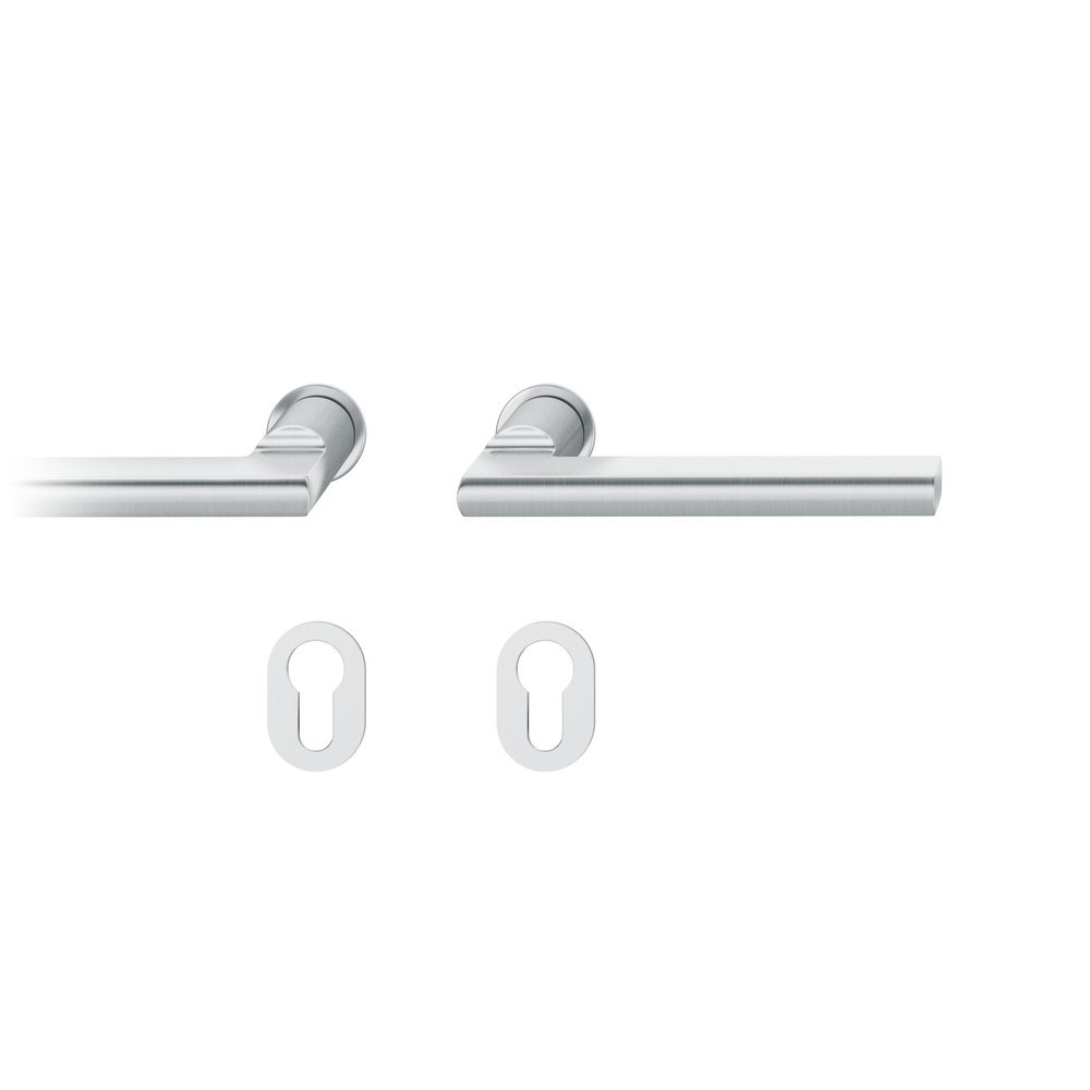 FSB Steckgriff-Drückergarnitur mit Rosetten 15 1035, rund, VK 8,5 mm, Edelstahl