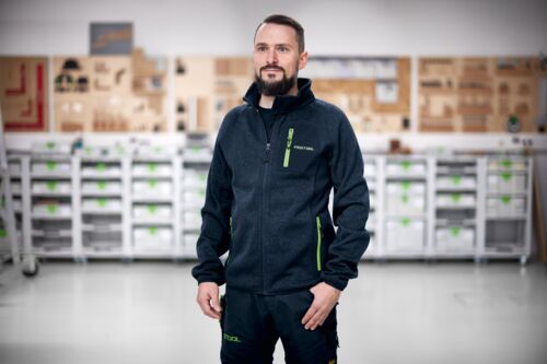 Anwendungsbild Sweatjacke Festool M