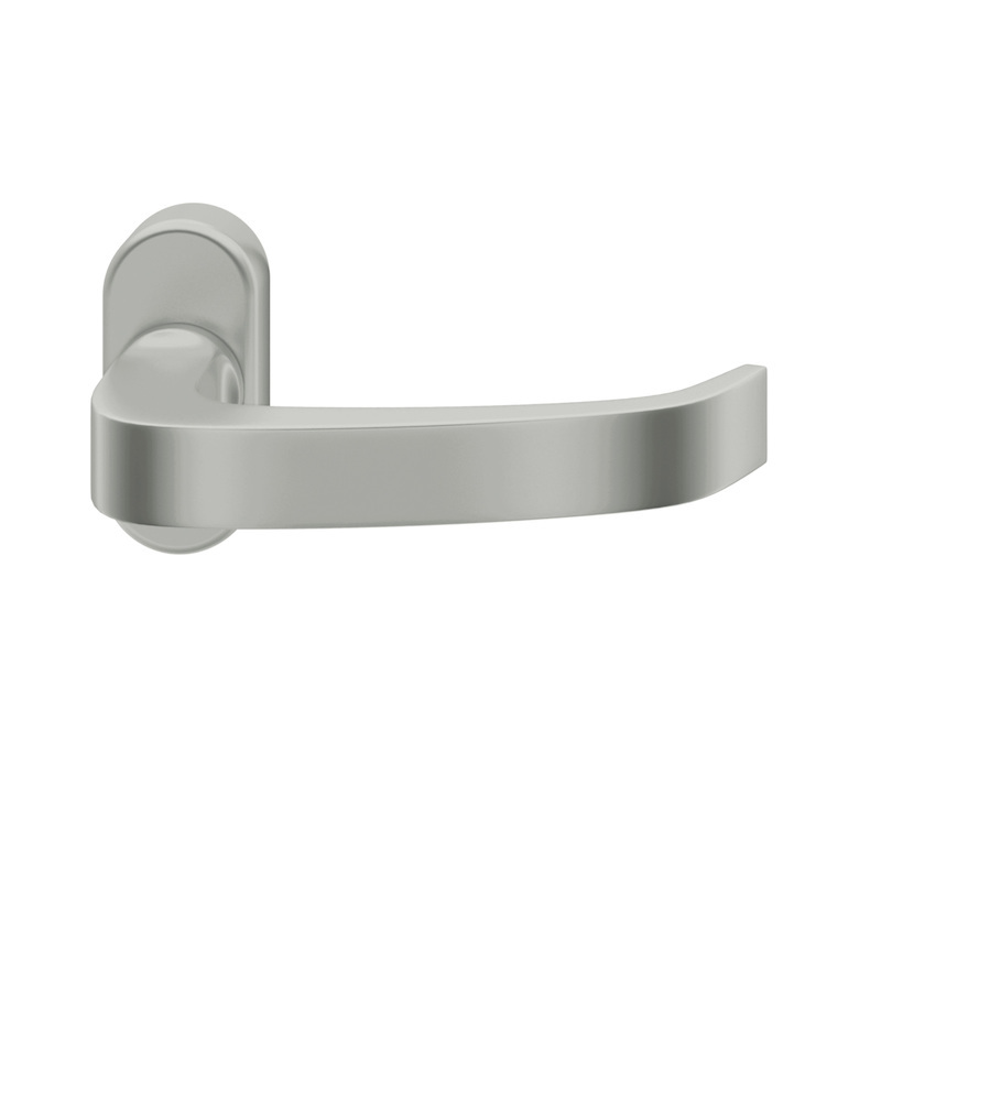 FSB FH Drücker-Halbgarnitur ohne Schlüsselrosette 09 1164, oval, VK 9 mm, Aluminium