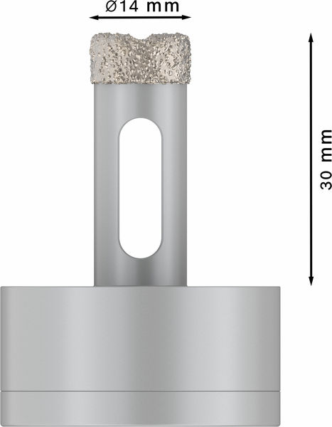 Bosch PRO Core Cutter dry X-Lock, 14 x 30 mm