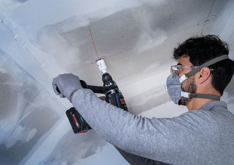 Anwendungsbild, reparatur, bohrmaschine, arbeiten, bauarbeiten, handwerker