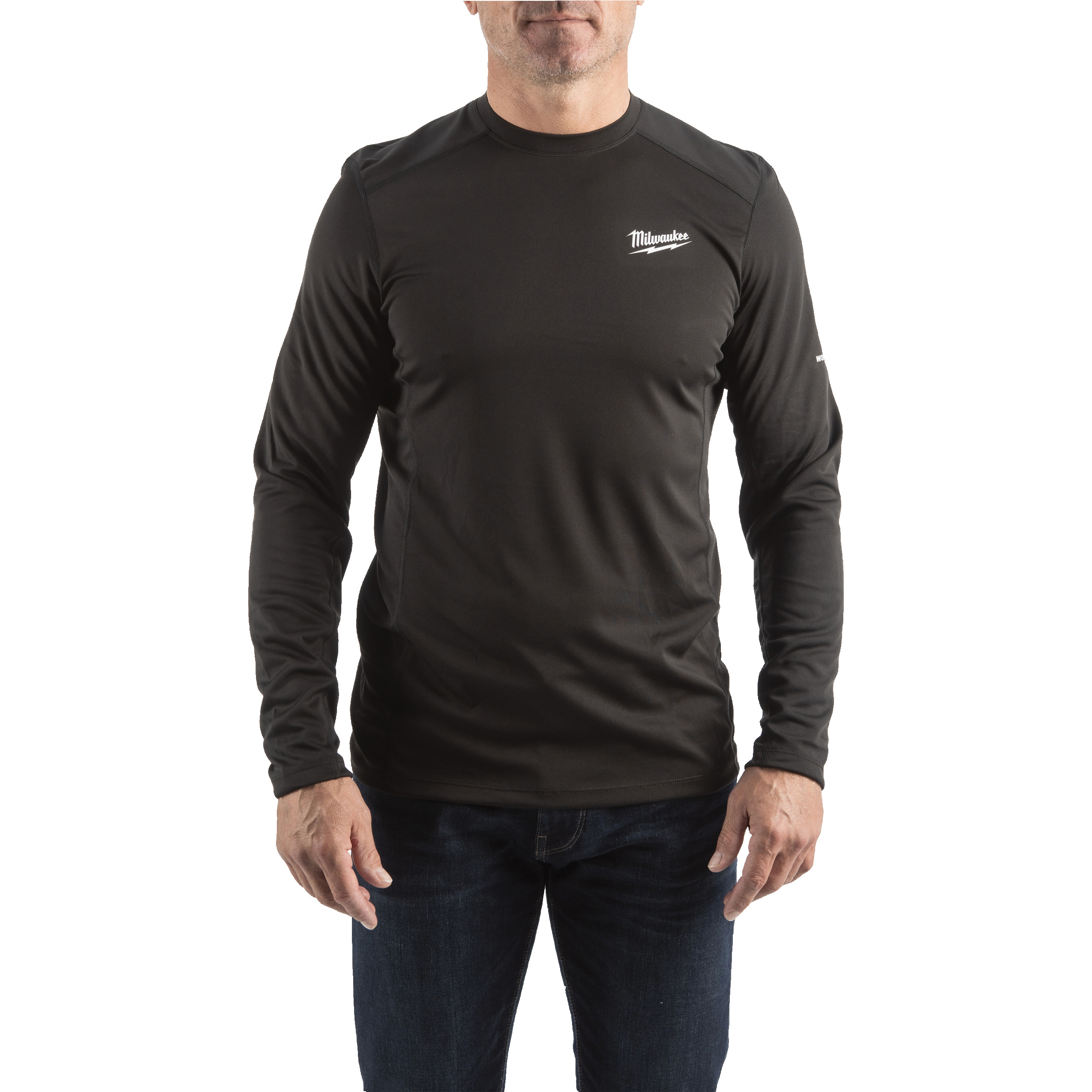 Milwaukee Funktions-Langarm-Shirt schwarz mit UV-Schutz WWLSBL-XL