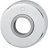 HOPPE Drückerrosettenpaar M42KV,rund, 9mm,TS 37-42