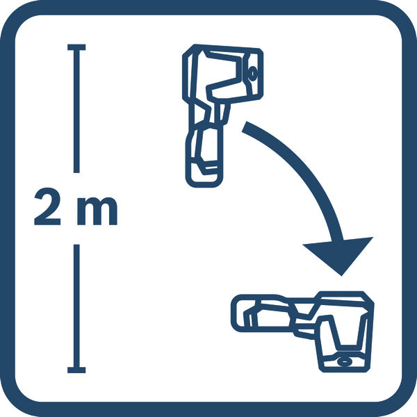 Symbol, Werkzeug, Bohrmaschine, Winkel, 2 m Abstand, Sicherheitsbewegung