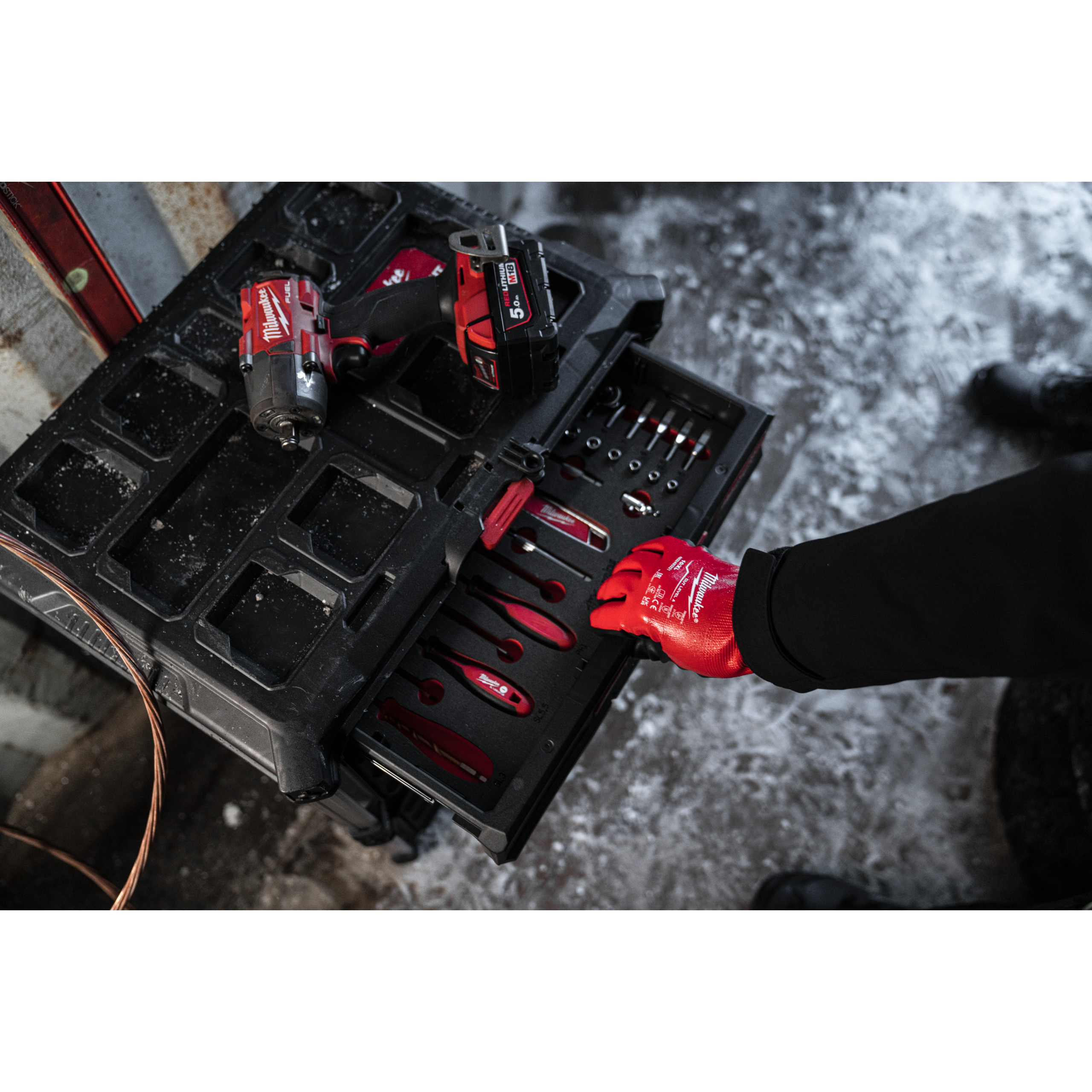 Milwaukee Vollgetauchte-Schnittschutzhandschuhe Größe 7 (S)  Klasse 1/A